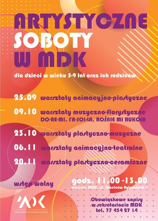 Artystyczne soboty 2021 jesień