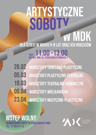 Artystyczne soboty 2022 wiosna