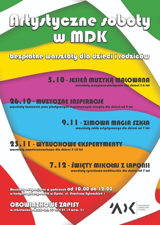 Artystyczne soboty w MDK 2019