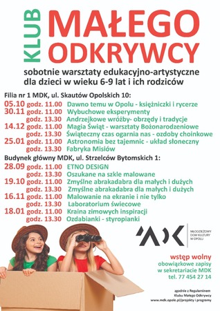 Klub Małego Odkrywcy 2024