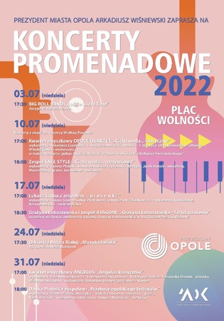 Koncerty promenadowe 2022 (plakat)