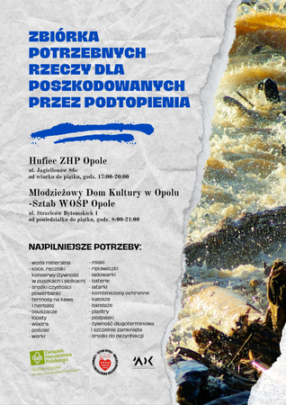 Zbiórka darów dla powodzian