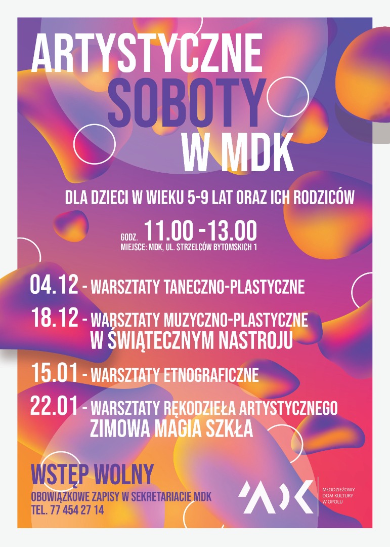 Artystyczne soboty 2021 zima