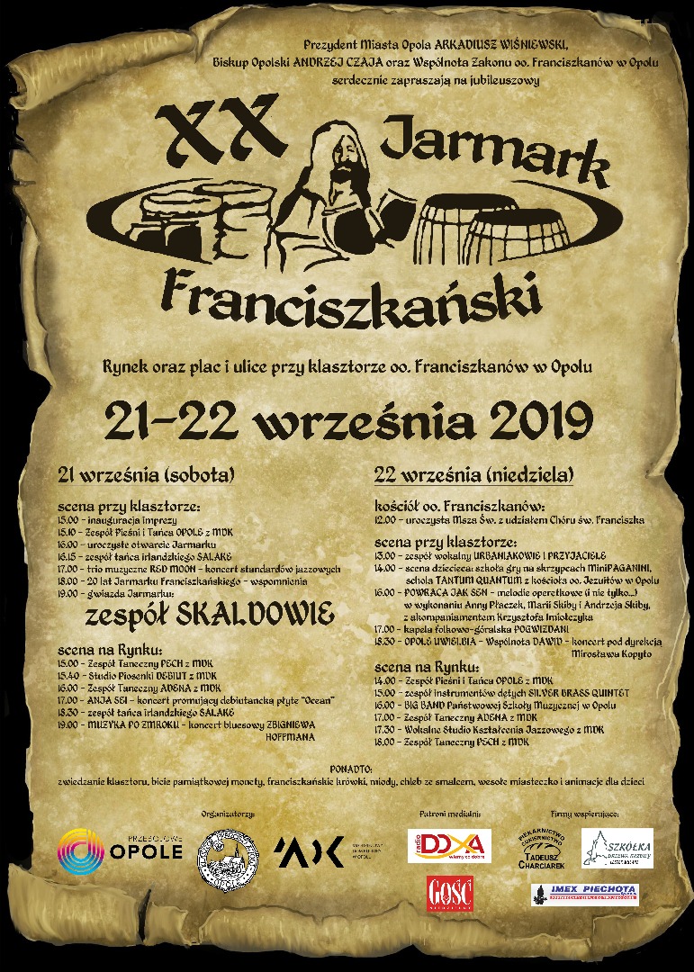 Jarmark Franciszkański 2019 (plakat)