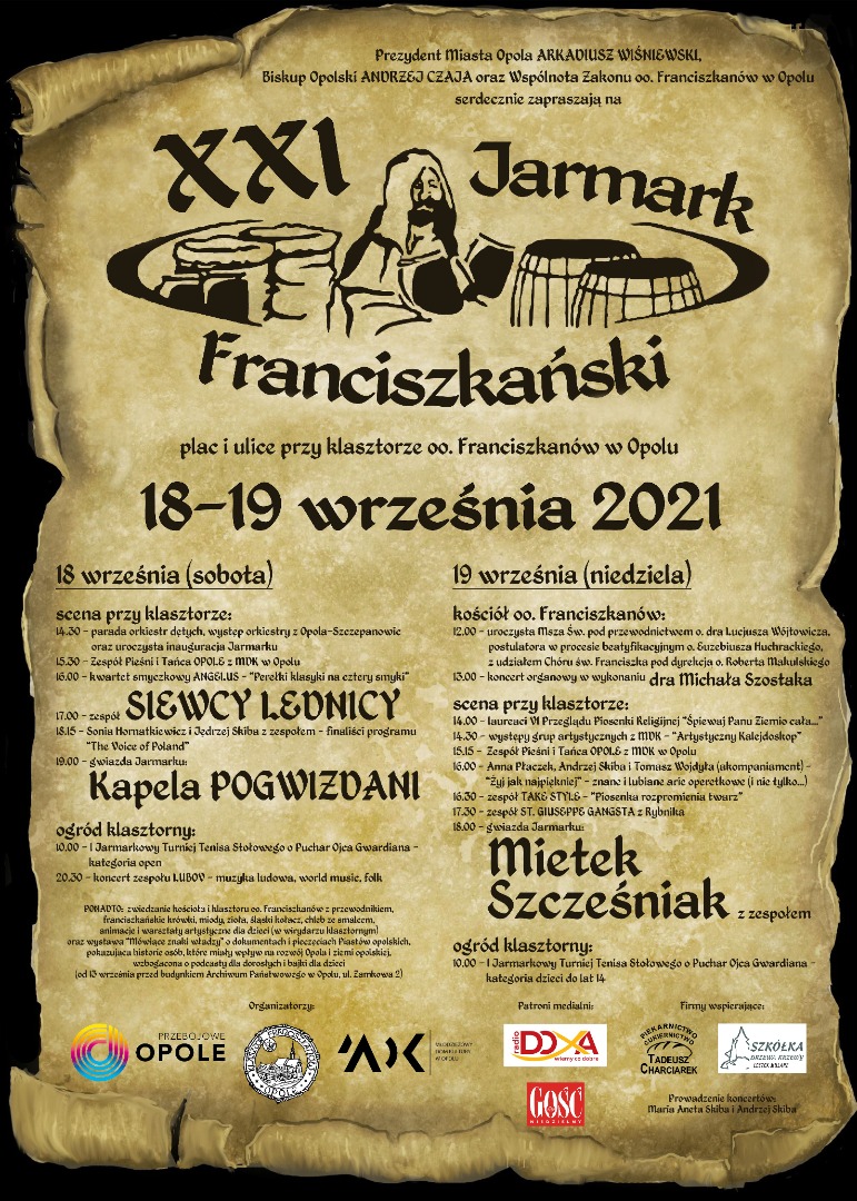 Jarmark Franciszkański 2021 (plakat)