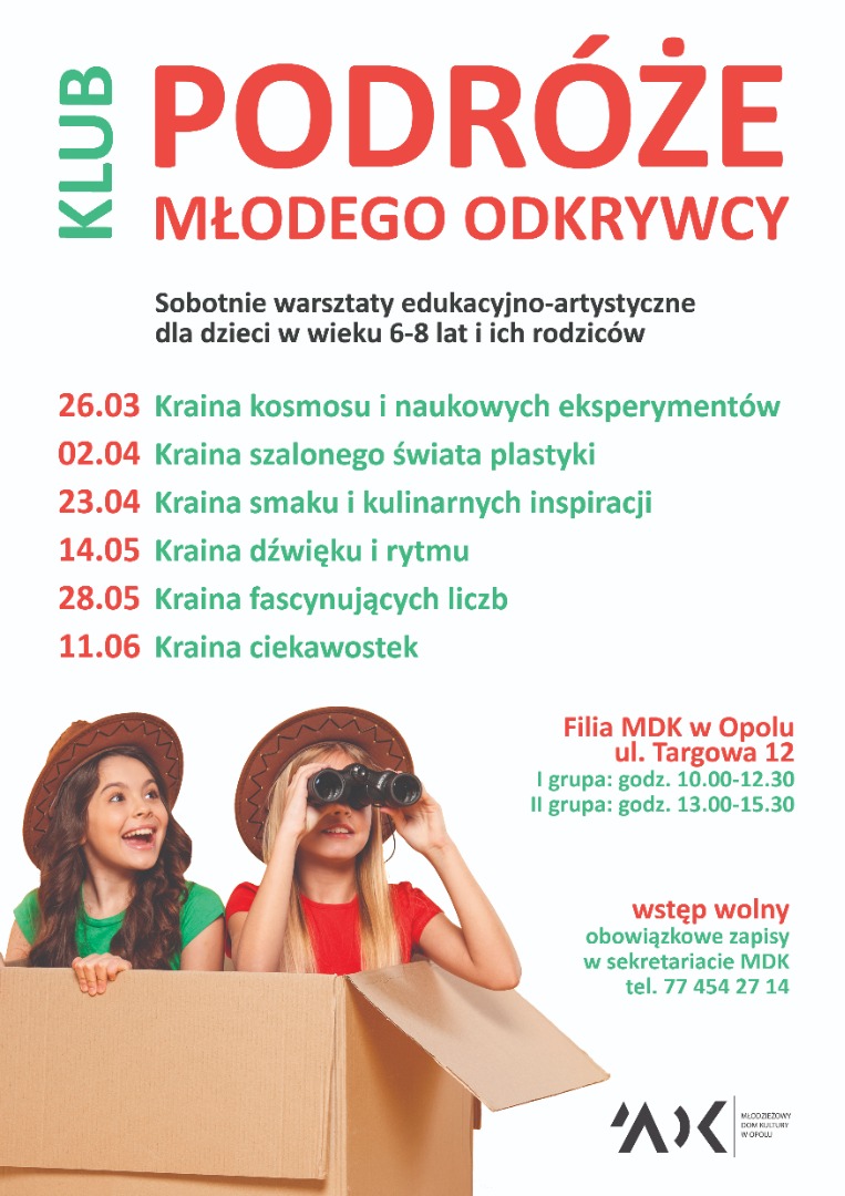 Klub Młodego Odkrywcy 2022