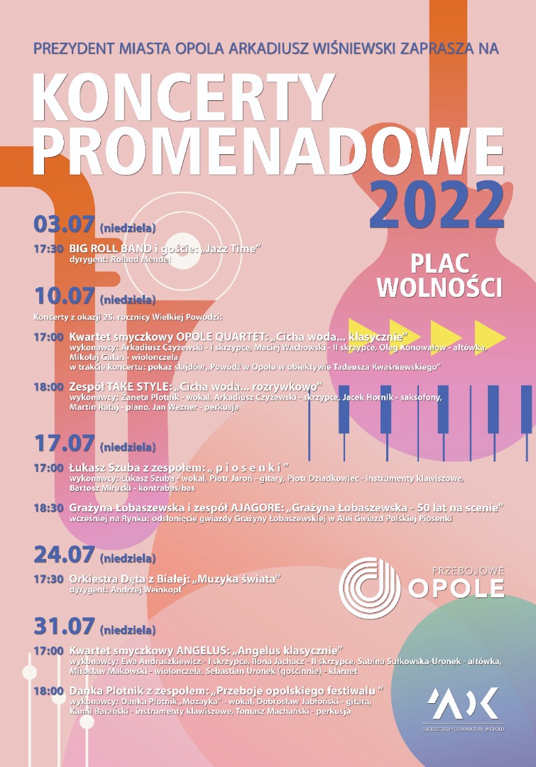 Koncerty promenadowe 2022
