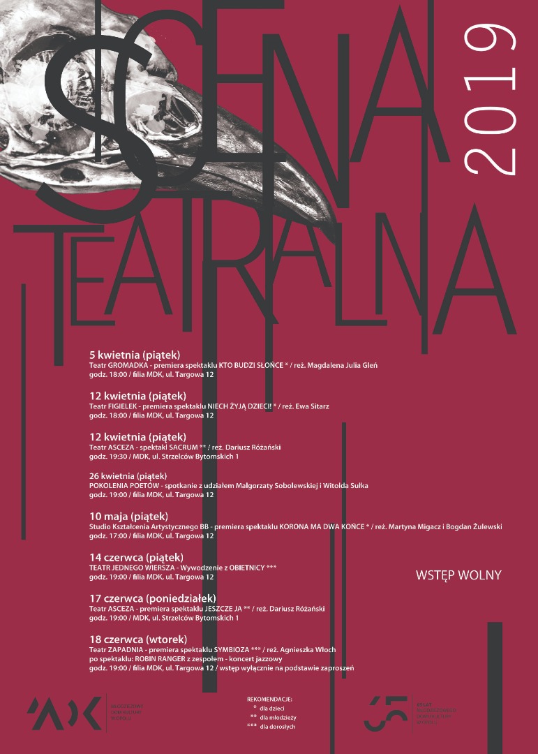 Scena Teatralna 2019 (plakat)