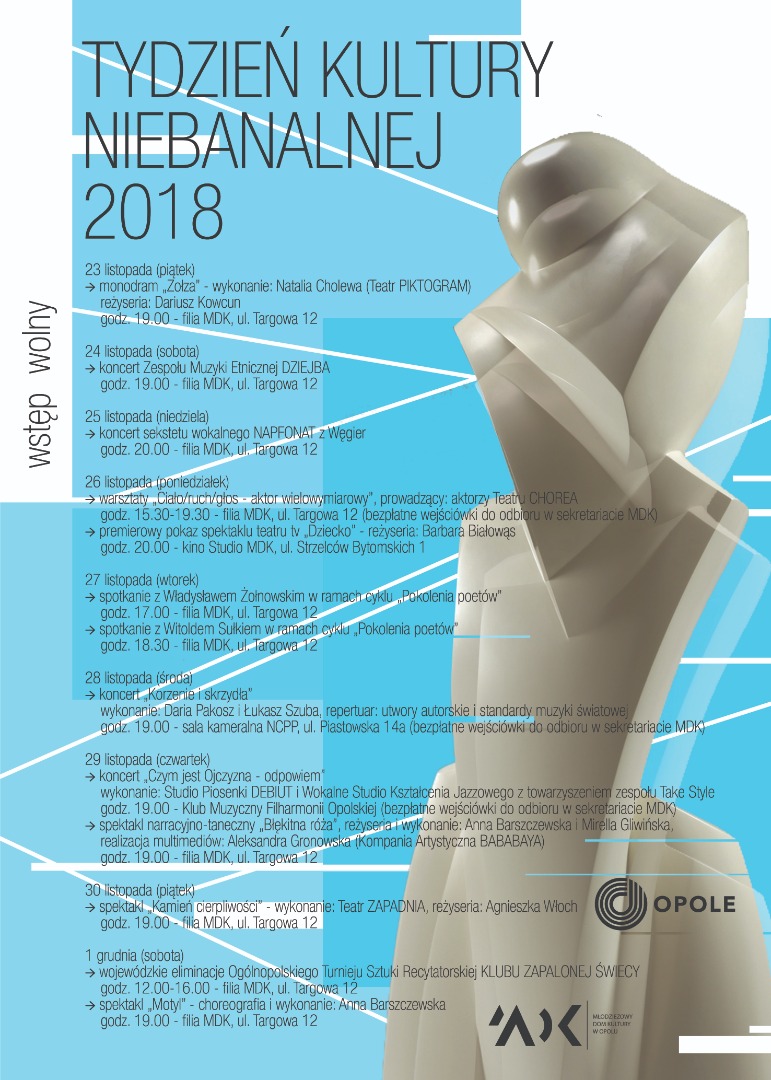 Tydzień Kultury Niebanalnej 2018