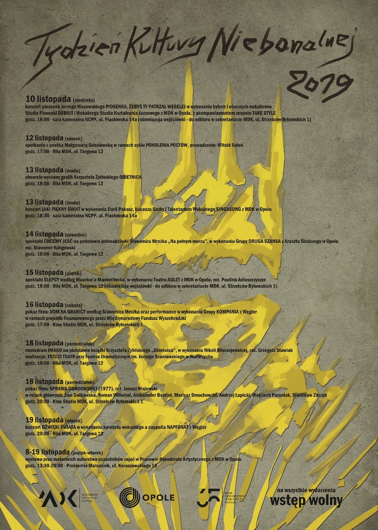 Tydzień Kultury Niebanalnej 2019