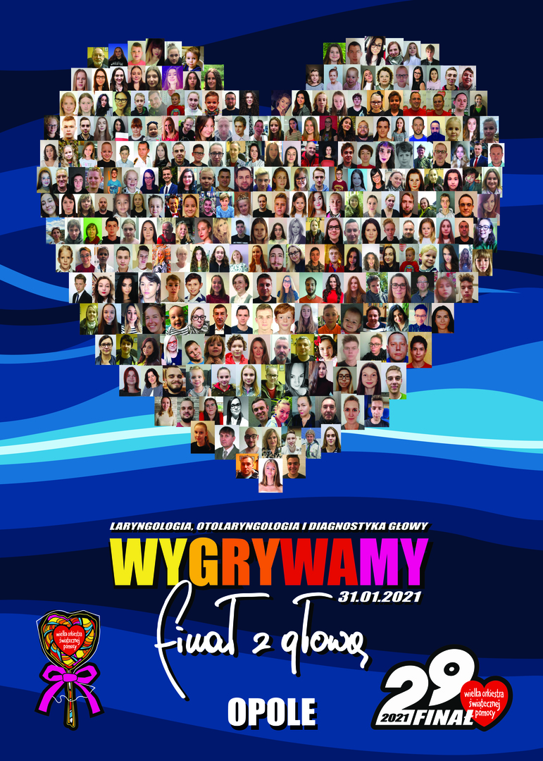 WOŚP 2021 (plakat dla wolontariuszy)